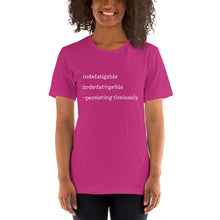 Load image into Gallery viewer, Indefatigable - Unisex t-shirt
