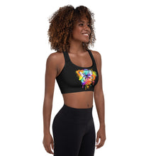 Load image into Gallery viewer, Butterfly - Multi - Padded Sports Bra
