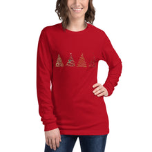 Load image into Gallery viewer, Christmas Trees - Unisex Long Sleeve Tee
